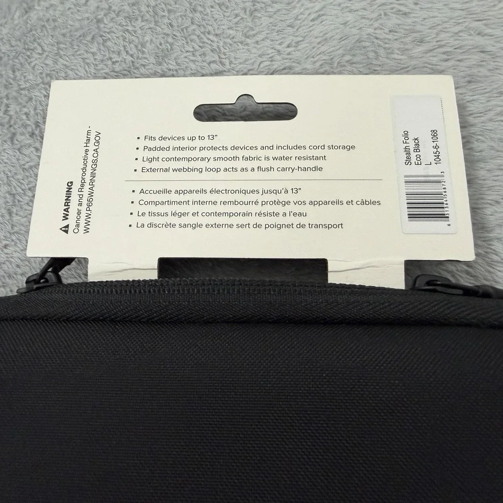 NEW Timbuk2 Stealth Folio Organizer Black 13